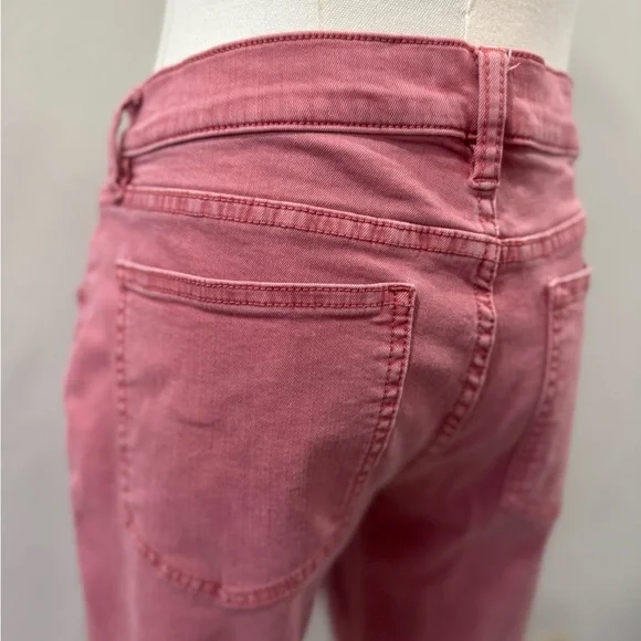 🌸 Tory Burch Pink Skinny Dusty Rose Jeans – Size 30 - Picture 12 of 16